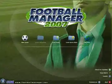 Football Manager 2007 (USA) screen shot title